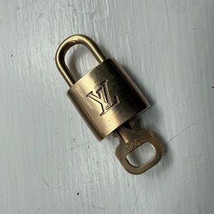 Louis Vuitton Brass Padlock with Key